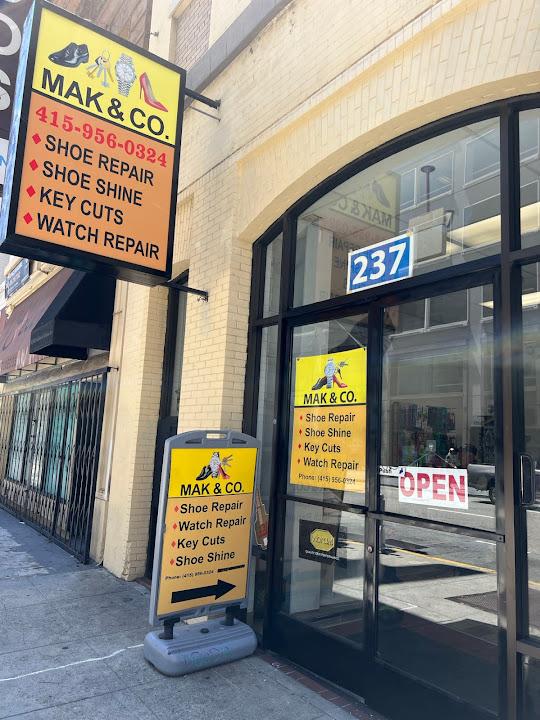 Mak & Co. Shoe Repair and Key Cuts and watch repair